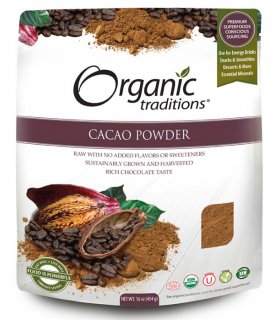 Organic Traditions Cacao Powder 227g