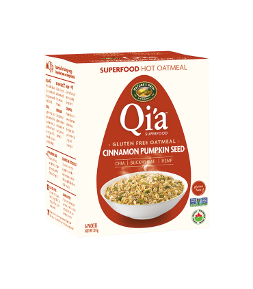 Qi'a Superfood Hot Oatmeal Cinnamon Pumpkin Seed