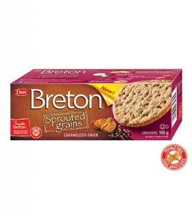 Sprouted Grains Crackers Caramelized Onion