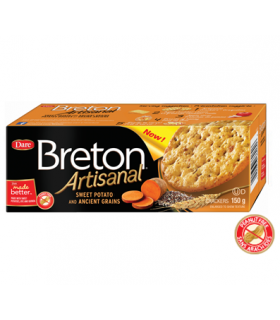 Artisanal Crackers Sweet Potato and Ancient Grains