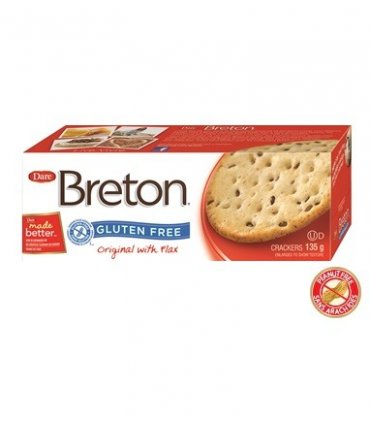 Breton Gluten Free Crackers Original with Flax