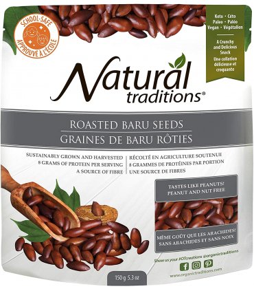 Natural Traditions Roasted Baru Seeds 150g